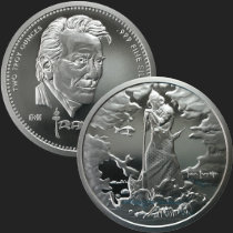 2 oz Frazetta Death Dealer V3 Silver Round