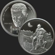 Frazetta Swordsman of Mars BU Golden State Mint Silver 210