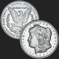 1/2 oz Morgan Fractional Silver Round