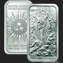 10 oz Jesus Clears the Temple Silver Bar