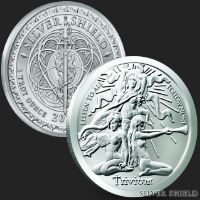 2015 Silver Shield silver round/coin in airtite Trivium Girls 