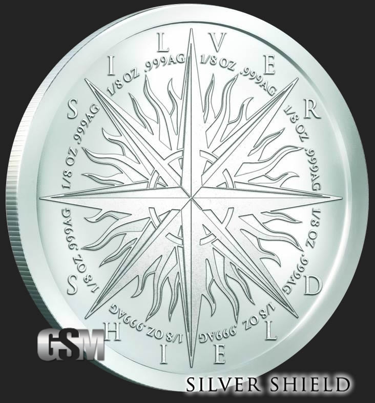 Pieces of Eight 1 Oz Silver Round - 1 Oz Silver Coin