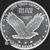 1 oz Standing Liberty silver round bullion Reverse