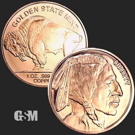 1 oz Copper Round Halloween 