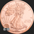 Golden State Mint 1 oz Walking Liberty Copper Bullion round Obverse