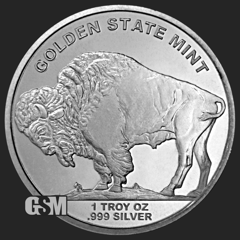 Buffalo 1 Oz Silver Round - 1 Oz Silver Coin