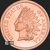 1 oz Indian Head Cent .999 Fine copper bullion Obverse