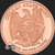 1 oz Indian Head Cent .999 Fine copper bullion Reverse