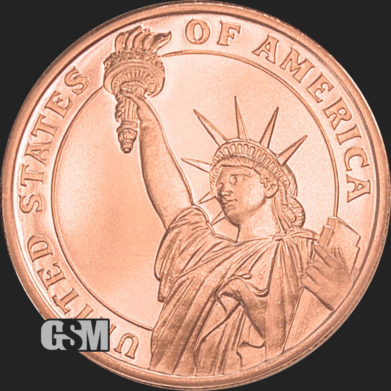 1 oz Statue of Liberty Silver Rounds for Sale - Money Metals