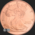 1/2 oz Walking Liberty Copper bullion .999 fine obverse