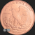 1/2 oz Walking Liberty Copper bullion .999 fine reverse
