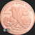 Golden State Mint 5 oz Walking Liberty Copper Bullion round Reverse