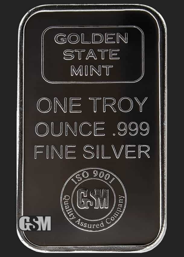 Silver, Buy 1 Troy Ounce Silver Bar