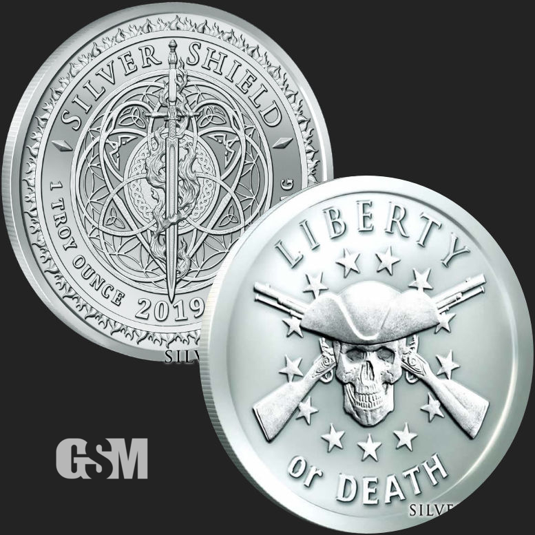Liberty or Death 1 Oz Silver Round - 1 Oz Silver Coin