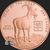 1 oz Year of the Goat obverse .999 copper round