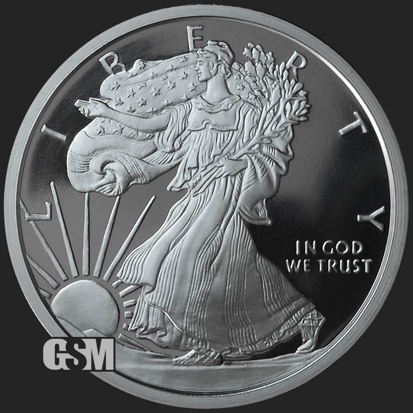 1/2oz .999 Silver American Precious Metals Exchange Walking Liberty #NM48 