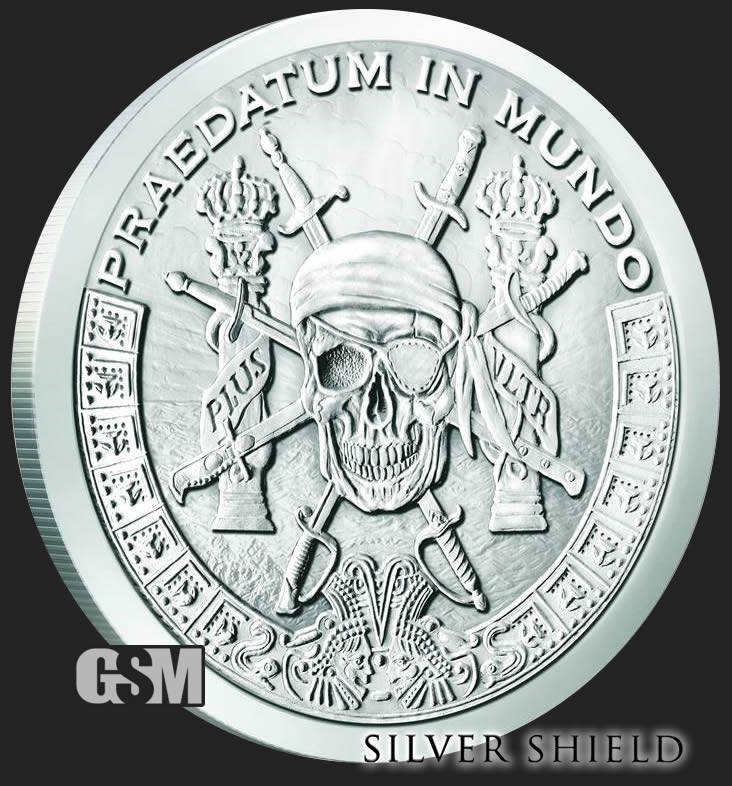 Details about   1 oz Royal Invader Mini Mintage BU Silver Round .999 Fine Silver Shield W/COA ! 