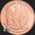 1/2 oz Indian Head Copper .999 fine bullion reverse