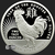Beautiful Chinese Zodiac Calendar Back Reverse Round of 2 oz .999 Fine Silver Coin