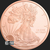 Golden State Mint 2 oz Walking Liberty Copper Bullion round Obverse