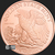 Golden State Mint 2 oz Walking Liberty Copper Bullion round Reverse