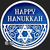 Golden State Mint Happy Hanukkah Blue 1 oz Silver Round .999 Fine Reverse