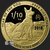 1/10 oz GSM Year of the Dog Gold Bullion Round .999 Fine Obverse