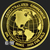 Litecoin 1 oz Gold Bullion .9999 Fine Golden State Mint Concurrency Reverse