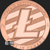 Litecoin Cryptocurrency Copper Bullion round 1 oz .999 fine Obverse