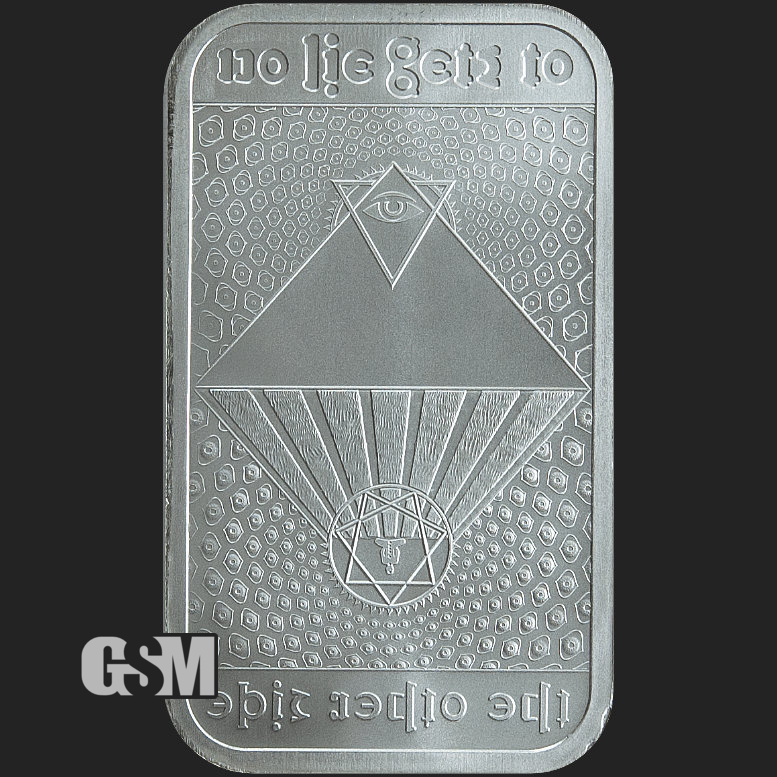 No Lie Gets to the Other Side by Silver Shield, BU 1 oz .999 Silver Ba - PM  INC
