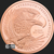 2 oz GSM Copper Eagle .999 Fine Copper Obverse