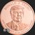 1 oz Copper Donald John Trump .999 fine round Obverse