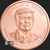 2 oz Copper Donald John Trump .999 fine round Obverse