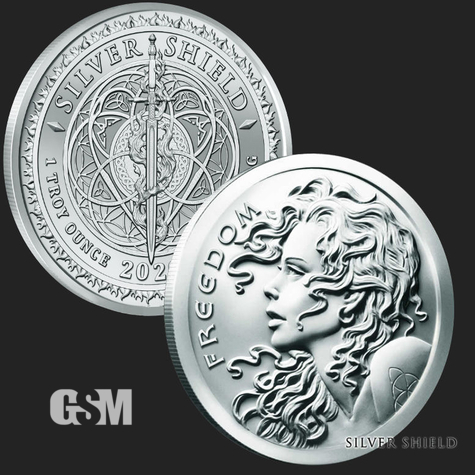 2019 Silver Shield FREEDOM GIRL 1 oz Copper BU In Free Capsule SHIPPING NOW! 