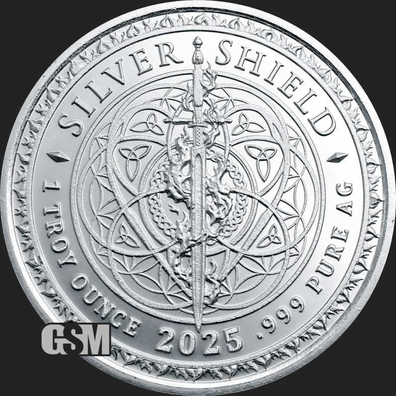 1 oz Silver Round - Asahi Lunar Snake Design .999 Fine