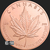1 oz Cannabis Copper Bullion .999 Fine Obverse