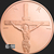 1 oz copper Jesus crucifixion Obverse