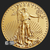 2021 1 oz American Gold Eagle Coin Obverse