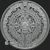 1/2 oz Aztec Calendar fractional 999 fine silver bullion round Reverse