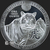 Year of the Tiger 2022 1 oz Silver bullion round obverse Chinese lunar zodiac design