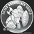 1 oz Silver Bullion Silver Backed Silver Shield at Golden State Mint Obverse
