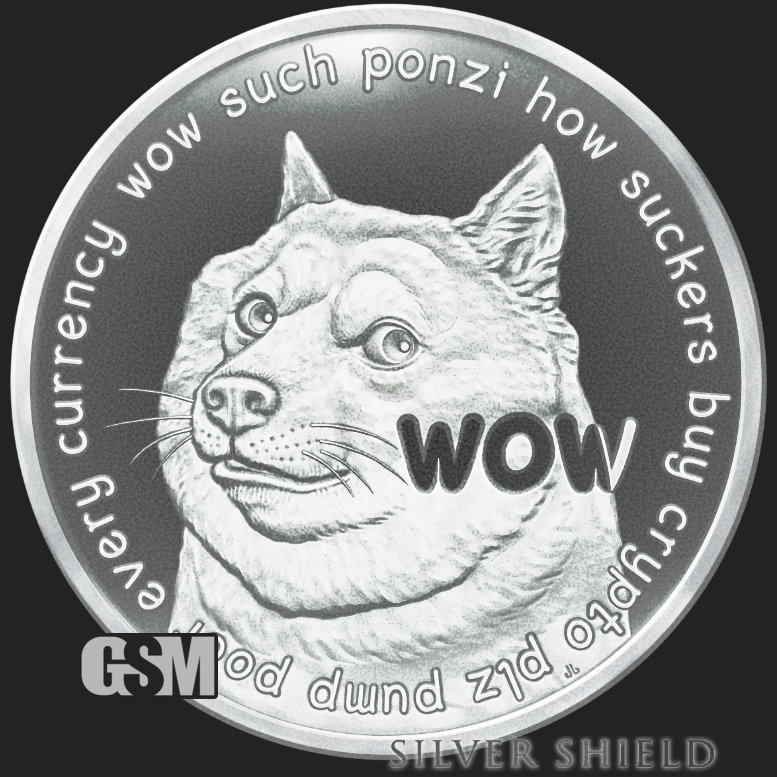 Dogecoin Collectible Round 1oz Fine Silver .999 Limited Mintage Doge Rare WOW 