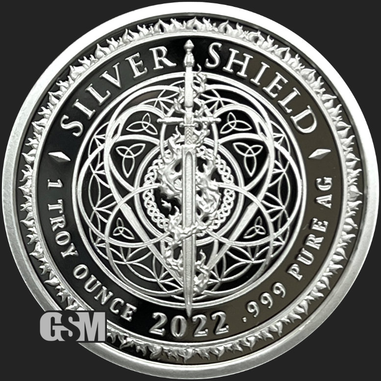 2 oz Silver Shield Mini-Mintage Proofs .999 fine silver 2019 MINERS GO DEEPER 