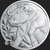 2 oz Bull & Bear Silver Bullion .999 Fine Silver Round Obverse