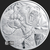 1/2 oz Bull & Bear Silver Bullion .999 Fine Silver Round Reverse