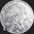 5 oz Bull & Bear Silver Bullion .999 Fine Silver Round Obverse
