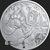5 oz Bull & Bear Silver Bullion .999 Fine Silver Round Reverse