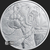 1 oz Bull & Bear Silver Bullion .999 Fine Silver Round Reverse