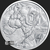 1/4 oz Bull & Bear Silver Bullion .999 Fine Silver Round Reverse