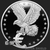 1 oz Trade War 2 Proof Silver Shield MiniMintage Proof Silver Round 2025 Golden State Mint Silver Obverse